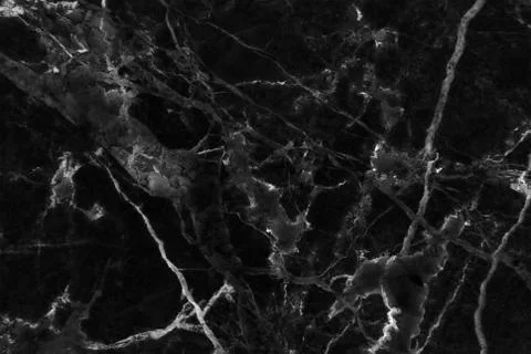 Black marble patterned texture background. Stock Photos