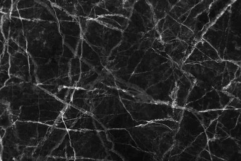Black marble patterned texture background. Stock Photos