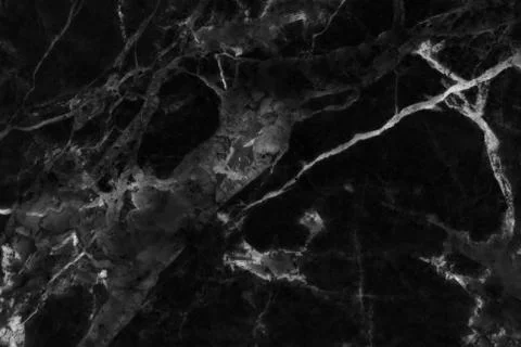 Black marble patterned texture background. Stock Photos