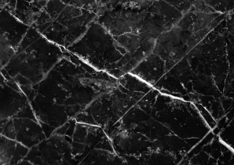Black marble patterned texture background. Stock Photos