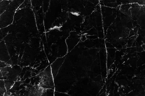 Black marble patterned texture background. Stock Photos