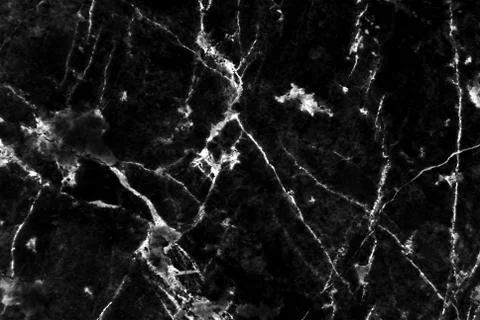 Black marble patterned texture background. Stock Photos
