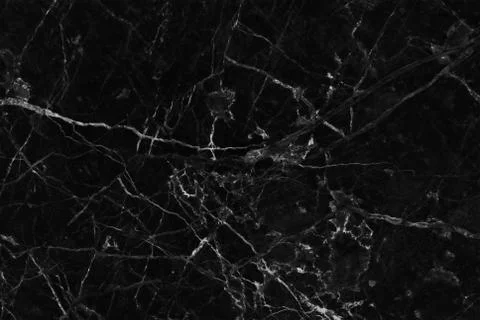 Black marble patterned texture background. Stock Photos