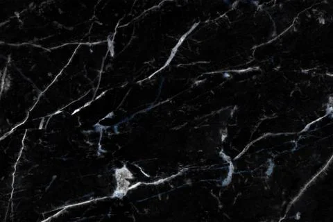 Black marble patterned texture background. Stock Photos
