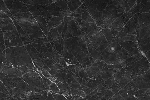 Black marble patterned texture background. Stock Photos