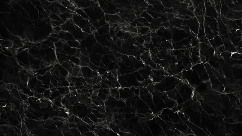 Black marble stone texture for background or luxurious tiles floor. Stock Photos