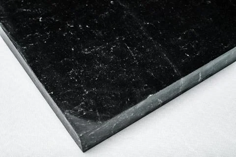 Black marble stone texture at different angles. For decoration of premises Stock Photos