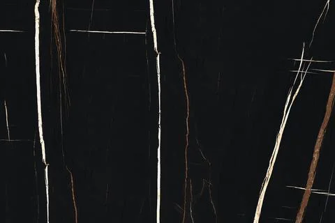 Black marble texture background pattern top view. Stone granite wall with bright Stock Photos