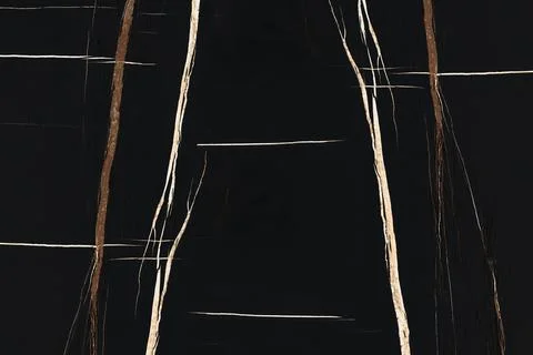 Black marble texture background pattern top view. Stone granite wall with bright Stock Photos