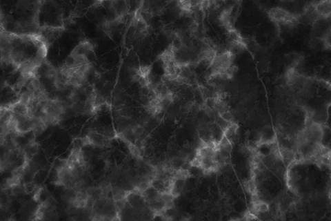 Black marble texture with delicate veins Stock Photos