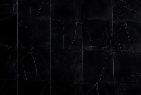 Black marble tile texture. Stock Photos