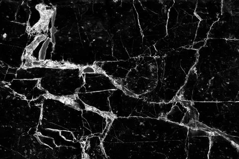 Black Marble with White Veining Background Stock Photos