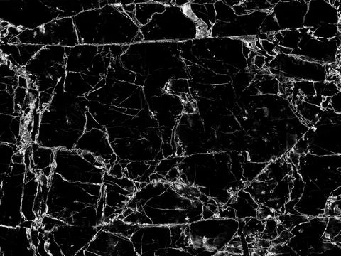 Black Marble with White Veining Background Stock Photos