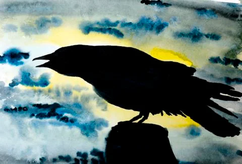 Black Maria Stock Illustration