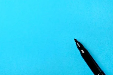 Black marker on background Stock Photos