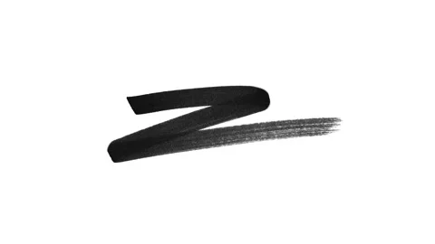 Black marker pen animated brush stroke on white background Stock Footage 258234150