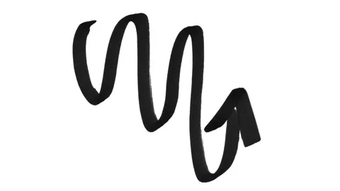 Black marker pen animated directional arrow brush stroke on white background Stock Footage 258233876