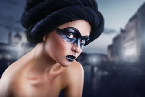 Black mask Stock Photos