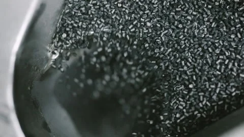 Black masterbatch production line Stock Footage 320324789