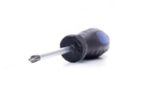 Black medium screwdriver Stock Photos