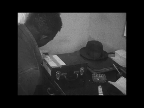 Black Men Being Arrested Booked in Jail Arrest Finger Print Finger Printed Crime Stock Footage 77970868