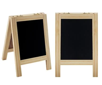 Black Menu Board Foto stock
