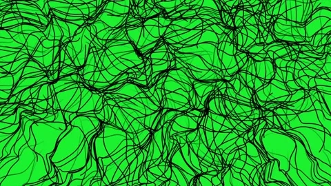 Black mesh grid motion graphics with green screen background Video stock 328488087