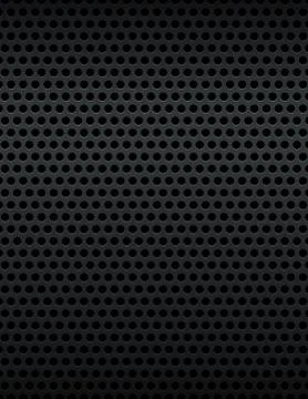 Black Metal Grill Pattern Background Stock Illustration