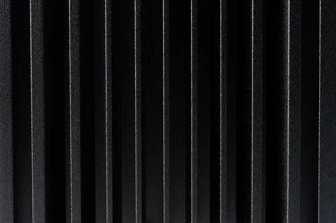Black metal radiator pattern Stock Photos
