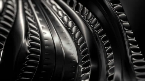 Black Metal Surface Loop Animation Stock Footage 161316493