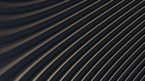 Black metal texture steel pattern. Grey line curve design on abstract black Video stock 201861724