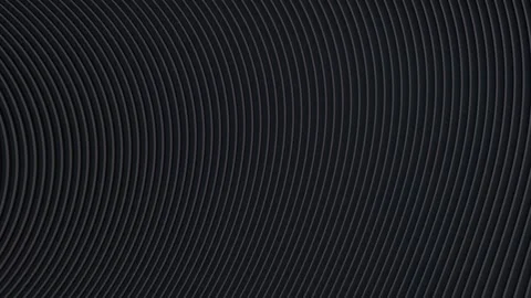Black metal texture steel pattern. Grey line curve design on abstract black Video stock 201863197