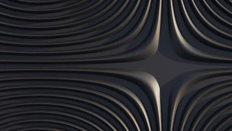 Black metal texture steel pattern. Grey line curve design on abstract black Video stock 201863274