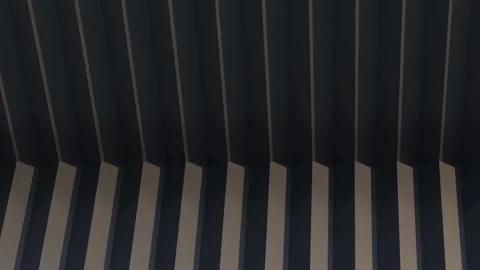 Black metal texture steel pattern. Grey line curve design on abstract black 스톡 동영상 202203497