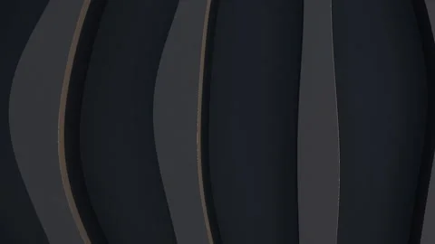 Black metal texture steel pattern. Grey line curve design on abstract black 스톡 동영상 203807101