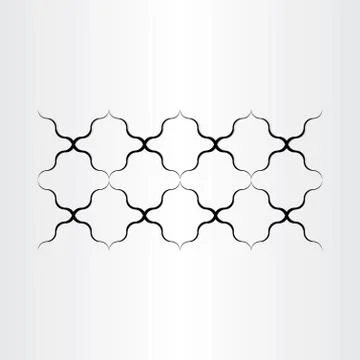 Black metal wire design element Stock-Illustration