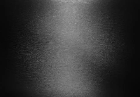 Black metallic gradient texture background with horizontal highlights 写真素材