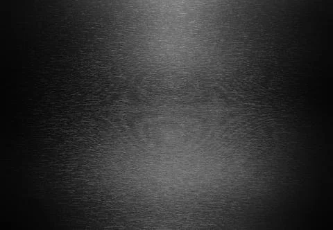 Black metallic gradient texture background with horizontal highlights 写真素材