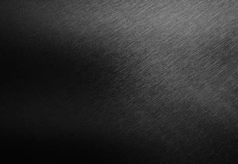 Black metallic gradient texture background with horizontal highlights 写真素材