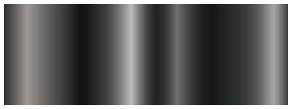 Black metallic gradient on a white background. A pattern with a shiny metallic Stock Illustration