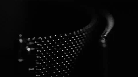 Black metallic liquid flow Abstract Stock Footage 142074630