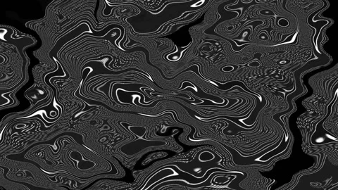 Black metallic liquid with reflection on dark abstract background, metallic Stock Footage 145648415