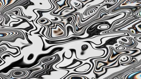 Black metallic liquid with reflection on dark abstract background, metallic Stock-Footage 145648498