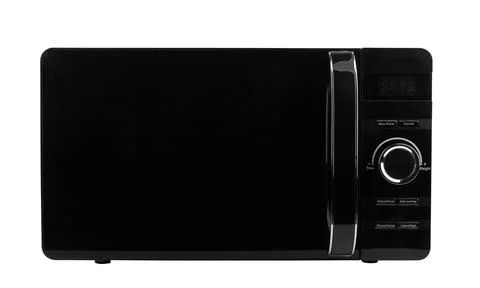 Black microwave isolated Stock Photos