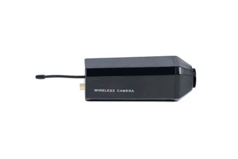 Black mini wifi camera Stock Photos