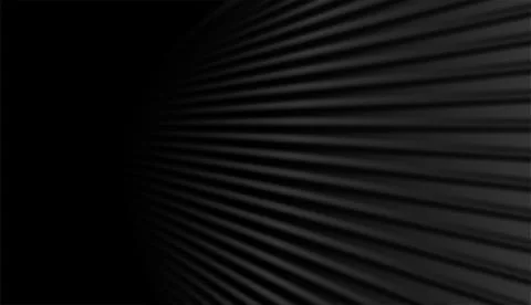 Black minimal smooth lines abstract futuristic tech background Stockillustratie