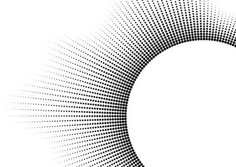 Black minimal sound equalizer halftone pattern, abstract background Stock Illustration