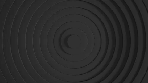Black minimalism Abstract pattern of circles with the effect of displacement. Wh Stock Footage 151544139