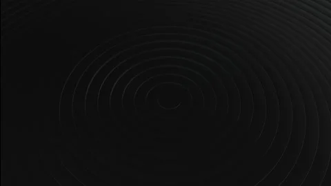 Black minimalistic background. Abstract pattern of circles with the effect of di Stock Footage 149548274