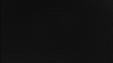 Black minimalistic background. Abstract pattern of circles with the effect of di Stock Footage 149549523